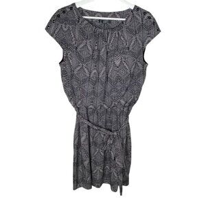 Guess Black Tan Studded Mini Dress Size 8 Work Casual